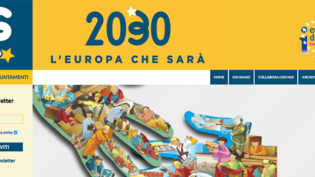 sito web e newsletter Europa 2030 Redesign Agenzia Comunicazione Bologna