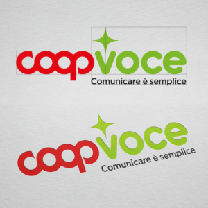 Nuovo Logo CoopVoce Redesign Agenzia di Comunicazione Bologna