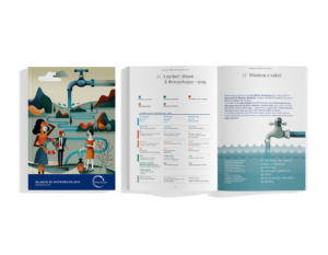 Impaginato Bilancio Sostenibilità Brianzacque Redesign Comunicazione